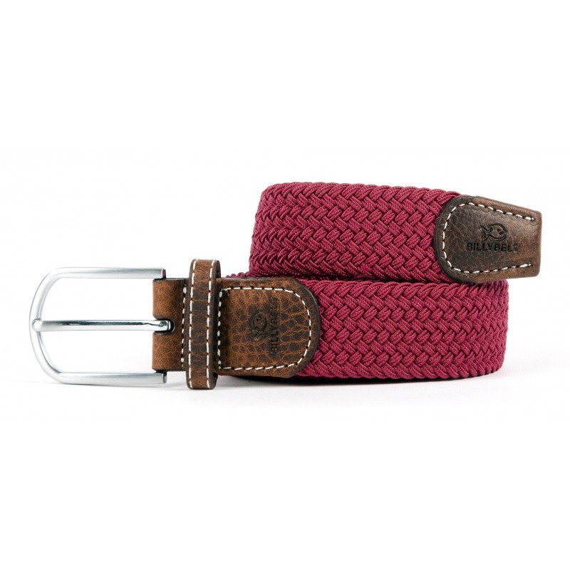 ceinture tressee elastique bordeaux ceinture tressee Billybelt