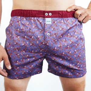 Boxershort men purpleprint Ambre x jpg