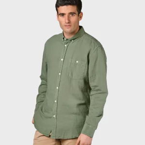 Benjamin linen shirt Shirts KC Pale green x jpg