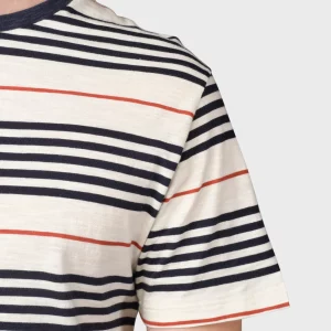 Esben tee T Shirts KC Navy clay red x jpg